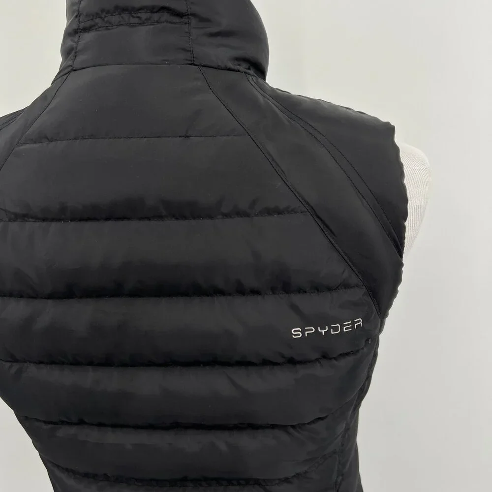 Spyder Women’s Puffer Vest Full Zip Down Insulated Active Sport M Medium - Picture 6 of 10